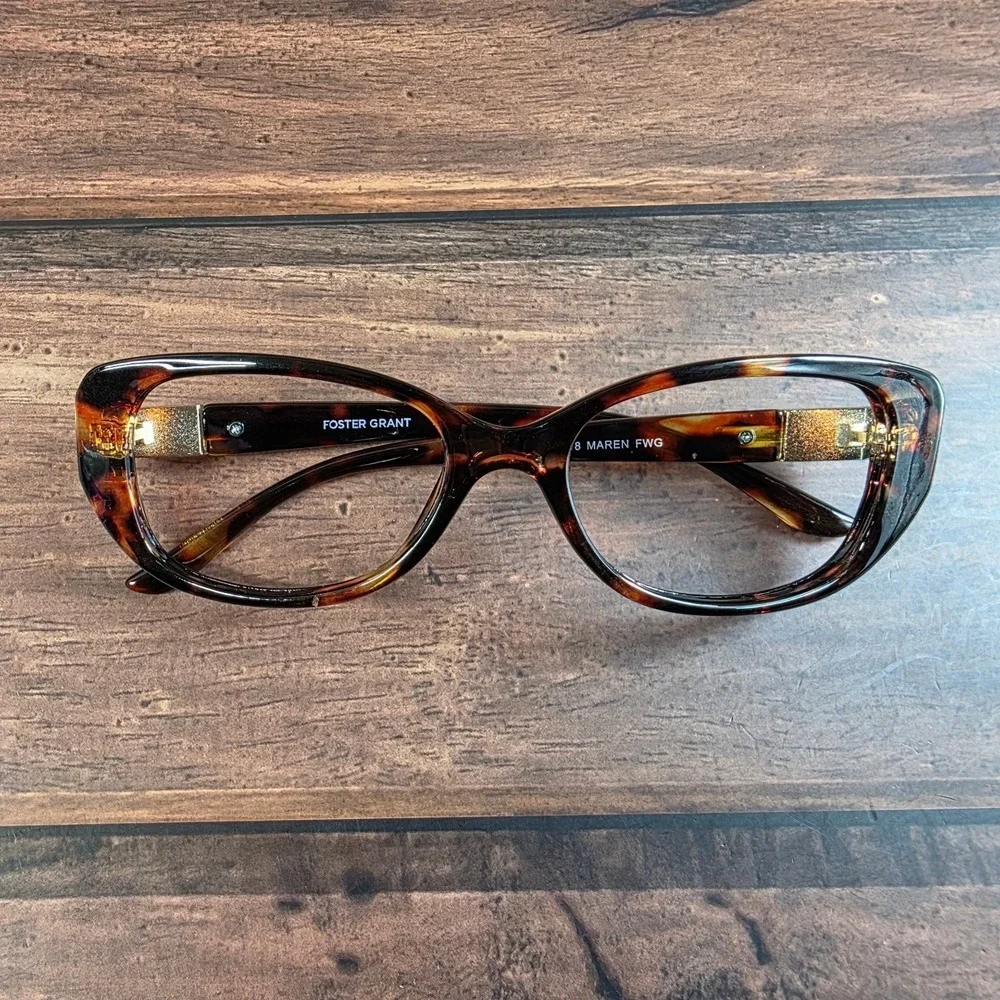 Foster Grant Women's Sunglasses Tortoise Cat Eye DG1018 Maren FWG FRAMES‎ ONLY